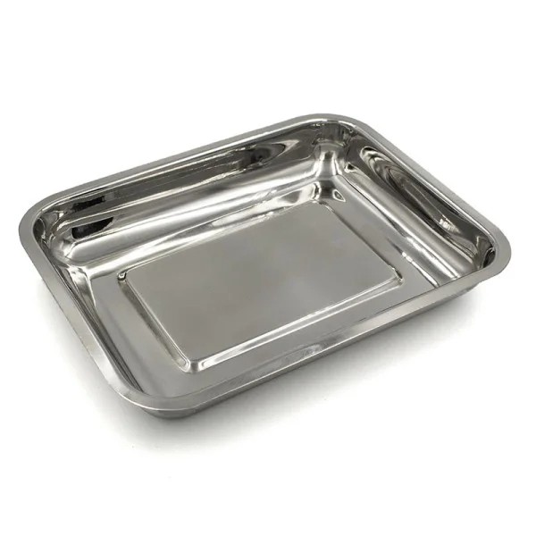 05901. Лоток інструментальний, прямокутний, нержавіюча сталь, без кришки, 200 мм х 150 мм х 25 мм. DURABLE.